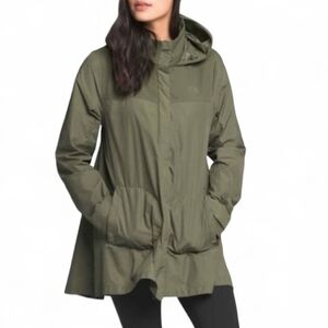 The North Face Flychute A-Line Windbreaker Jacket Sage Green, Sz S